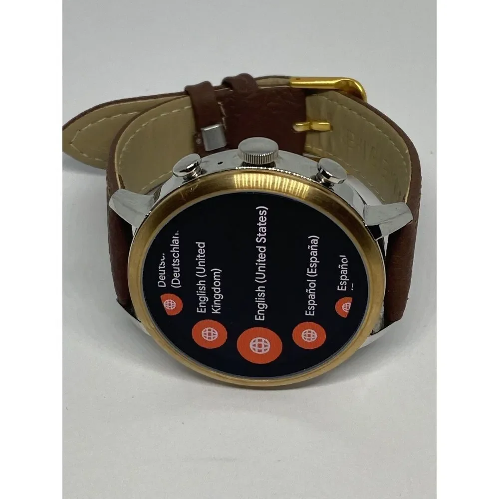 Fossil Gen 4 Authentic Digital Dial Smart Watch Custom Band FTW6016 AB506